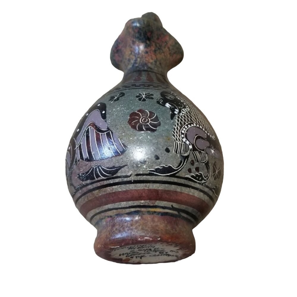 Antique Koryntian (Corinthian) Pottery Urn Vessel Replica from 6640 BC - Picture 4 of 7